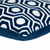 Parkland Collection Transitional Geometric Blue Square 20" x 20" Pillow - 025773021571