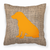 Carolines Treasures, Inc Dog Breed Burlap Fabric Decorative Pillow, Burlap, 18x18 Inches, Soft Decorative Pillow