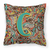 Monogram Letter Retro Tribal Alphabet Fabric Decorative Pillow - 615872978595