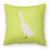 Green Check Themed Fabric Decorative Pillow - 638508932907