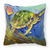 Carolines Treasures Sealife Painting Fabric Decorative Pillow, 14x14 Inches, Polyester, bright, comfy