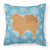 Winter Snowflake With Dog Fabric Decorative Pillow - 638508515254