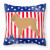 USA Design with Dog Fabric Decorative Pillow - 638508509239