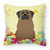 Easter Eggs With Dog Fabric Decorative Pillow - 638508769565