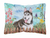 Spring Dog Art Canvas Fabric Decorative Pillow - 652259183203
