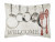Carolines Treasures, Inc Welcome Canvas Fabric Decorative Pillow, Decorative Sofa Cushion