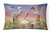 Bird Painting Fabric Decorative Pillow - 194030387375