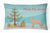 Carolines Treasures Christmas Tree Dog Art Canvas Fabric Decorative Pillow, Style 2, Seasonal Accent