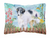 Spring Dog Art Canvas Fabric Decorative Pillow - 652259182800