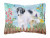 Spring Dog Art Canvas Fabric Decorative Pillow - 652259182800