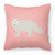 Animal Art Checkboard Design Fabric Decorative Pillow - 638508929600