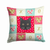 Carolines Treasures Cat Face Love Fabric Decorative Pillow, 14 x 14 Inches, Polyester, Soft Fill
