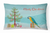 Carolines Treasures Bird Art Merry Christmas Canvas Decorative Pillow, Full Color Artwork, 12x16 Inches, Canvas Pillow