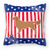 USA Design with Dog Fabric Decorative Pillow - 638508508874