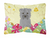 Easter Eggs Dog Art Canvas Fabric Decorative Pillow - 638508783417