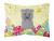 Easter Eggs Dog Art Canvas Fabric Decorative Pillow - 638508783417