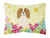 Easter Eggs Dog Art Canvas Fabric Decorative Pillow - 638508783400
