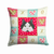Carolines Treasures Cat Face Love Fabric Decorative Pillow, 14 x 14 Inches, Cozy Comfort