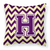 Letter Chevron Fabric Decorative Pillow - 638508320292