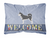 Welcome Dog Art Canvas Fabric Decorative Pillow - 638508702760
