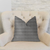 Plutus Paramount Gray and Black Luxury Throw Pillow - 663701000580