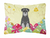 Easter Eggs Dog Art Canvas Fabric Decorative Pillow - 638508783165