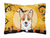 Halloween Dog Art Canvas Fabric Decorative Pillow - 638508129598