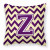 Letter Chevron Fabric Decorative Pillow - 638508320476