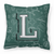 Monogram Letter Back to School Fabric Decorative Pillow - 615872977901
