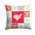 Bird Art Love Fabric Decorative Pillow - 194030133538
