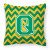 Letter Chevron Fabric Decorative Pillow - 638508320643