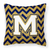 Letter Chevron Fabric Decorative Pillow - 638508320087