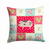 Carolines Treasures Animal Art Love Fabric Decorative Pillow Color Artwork, Full Color Artwork, 14x14 Inches