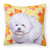 Fall Design with Dog Fabric Decorative Pillow - 652259220373