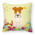 Easter Eggs Design Dog Art Fabric Decorative Pillow - 638508768322