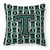 Monogram Letter Football Fabric Decorative Pillow - 638508323798