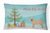 Christmas Tree Dog Art Canvas Fabric Decorative Pillow Style 2 - 194030036631