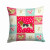 Caroline's Treasures Love Design with Dog Fabric Decorative Pillow, Series 2, 14x14 Inches, Chic Cozy