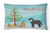 Carolines Treasures Christmas Tree Dog Art Canvas Fabric Decorative Pillow, Style 2, 12 X 16 Inches, Cozy