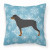 Winter Snowflake With Dog Fabric Decorative Pillow - 638508515490