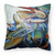 Carolines Treasures Crab Painting Fabric Decorative Pillow, 14x14 Inches, soft, comfy