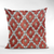 Plutus Velvet Majestic Red, Gray Handmade Luxury Pillow - 710594789143