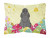 Easter Eggs Dog Art Canvas Fabric Decorative Pillow - 638508783745