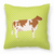 Animal Art Checkboard Design Fabric Decorative Pillow - 638508927361