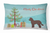 Christmas Tree Dog Art Canvas Fabric Decorative Pillow Style 2 - 194030036983