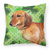 St Patrick's Design with Dog Fabric Decorative Pillow - 652259219544