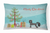 Carolines Treasures Christmas Tree Dog Art Canvas Fabric Decorative Pillow, Style 2, 12x16 Inches                  