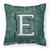 Carolines Treasures Monogram Letter Back to School Fabric Decorative Pillow, 14 Inch