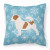 Winter Snowflake With Dog Fabric Decorative Pillow - 638508514905