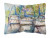 Boat Painting Fabric Decorative Pillow - 615872951062